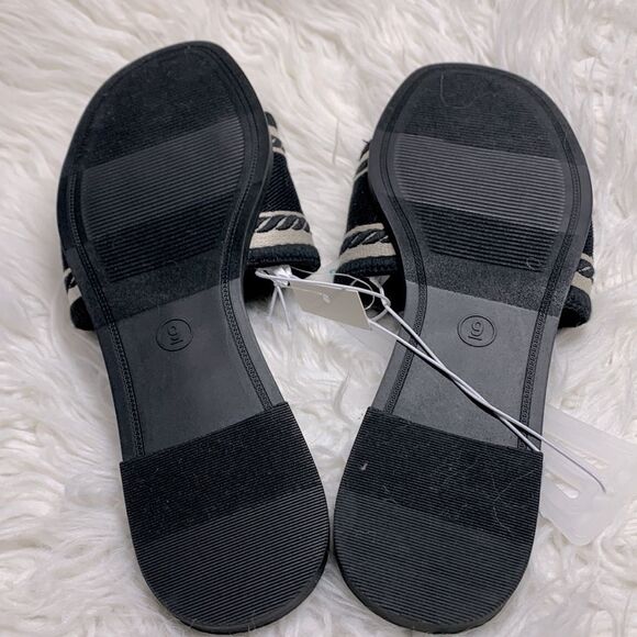 A New Day Nat Slide Sandals embroidered “CAPRI” NWOT Women's Size 9 - Picture 6 of 8